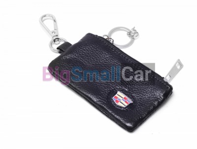 Чехол Для Ключей Cadillac Универсальный, Кожаный, С Металлическим Значком, Черный bgt1091 - купить Елшанке